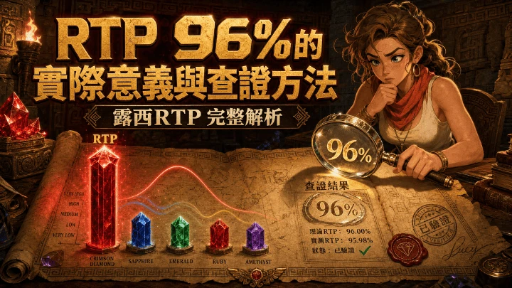 RTP 96% 的實際意義與查證方法|QT電子露西RTP 完整解析