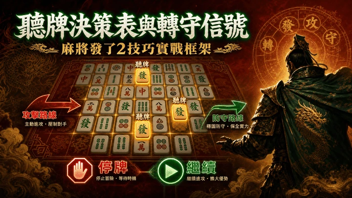 聽牌決策表與轉守信號|RSG電子麻將發了2技巧實戰框架