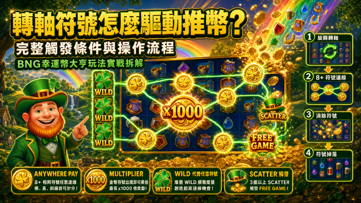 轉軸符號怎麼驅動推幣?完整觸發條件與操作流程|BNG幸運幣大亨玩法實戰拆解