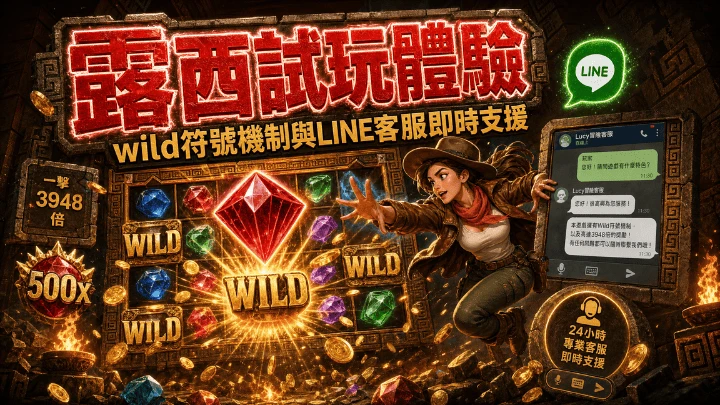 QT電子露西試玩體驗:wild符號機制與LINE客服即時支援
