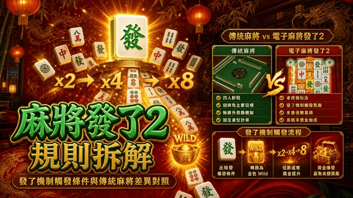 RSG電子麻將發了2 規則拆解:發了機制觸發條件與傳統麻將差異對照