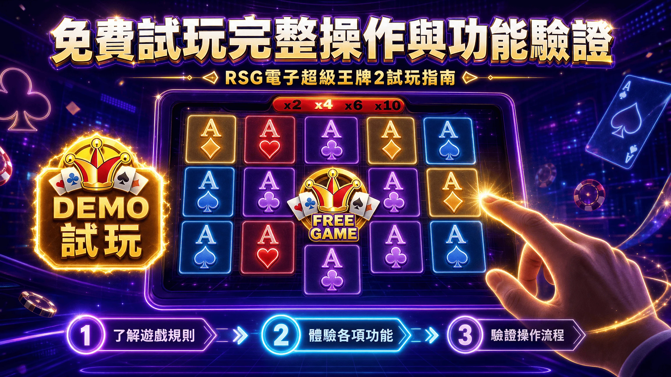 免費試玩完整操作與功能驗證|RSG電子超級王牌2試玩指南
