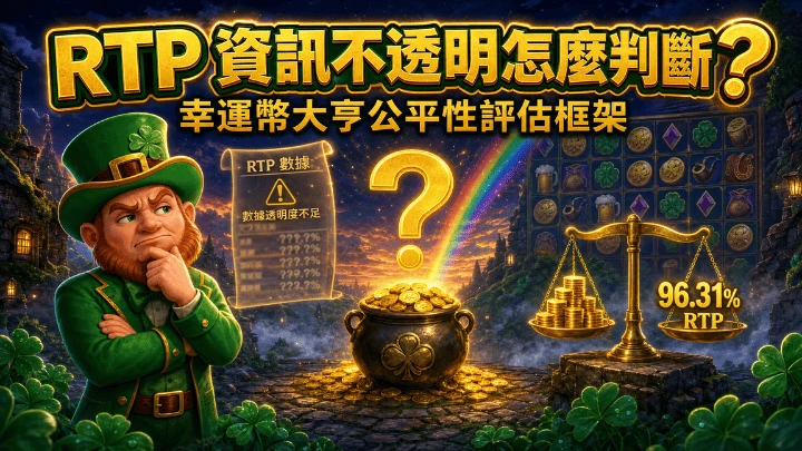 RTP 資訊不透明怎麼判斷?|BNG電子幸運幣大亨公平性評估框架