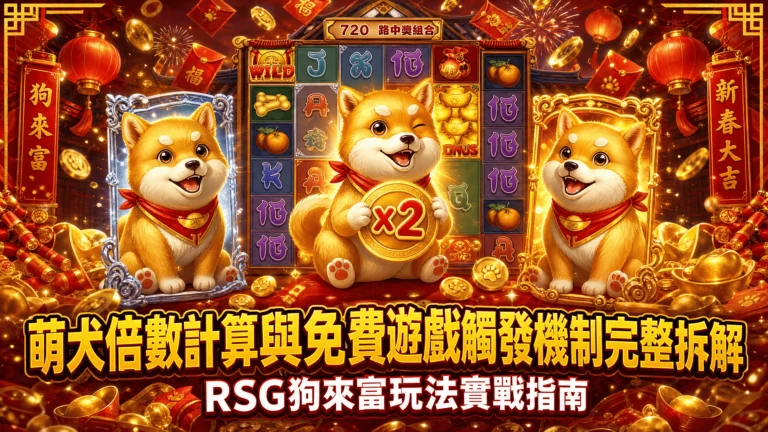 萌犬倍數計算與免費遊戲觸發機制完整|RSG開心農場vs戰神賽特2實戰拆解